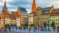 Купить билет на самолет Нидерланды Амстердам AMS Страсбург Франция SXB авиабилеты онлайн расписание