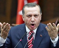 Жесткая посадка самолета турецкого премьер-министра