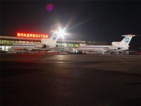 Аэропорт Владивостока был встревожен ложным сообщением о бомбе