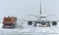 Сильные снегопады в Киеве не повлияли на работу аэропортов