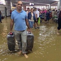 Аэропорт Сочи затопило