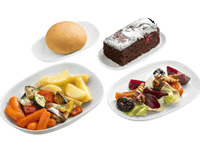 Питание на борту на рейсах МАУ - Вегетарианское меню2